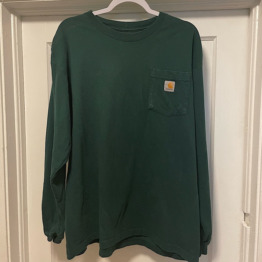 Carhartt Forest Green Long Sleeve Shirt